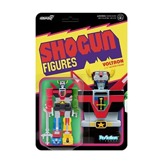 Super7 Voltron Defender of The Universe (Shogun) - 3.75" Voltron Action Figure with Accessory Vintage Collectibles and Retro Toys