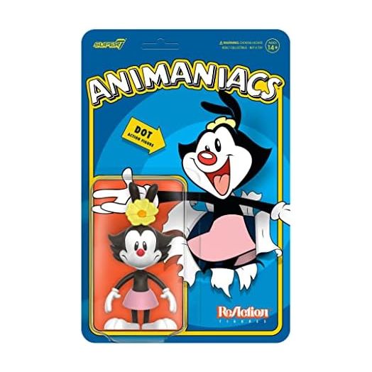 Super7 Animaniacs Dot Warner - 3.75" Animaniacs Action Figure Classic TV Show Collectibles and Retro Toys