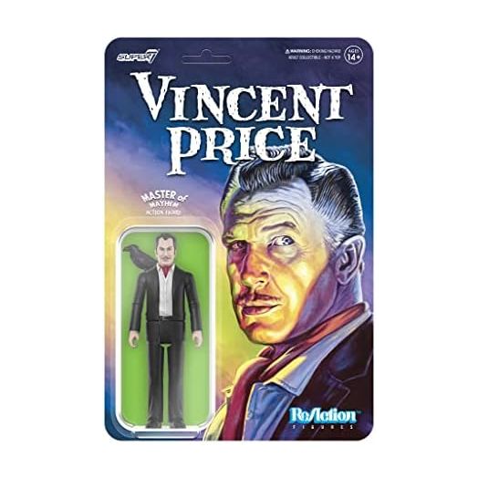 Vincent Price Ascot - Super7 3.75 in Reaction Figure Classic Collectibles and Retro Toys