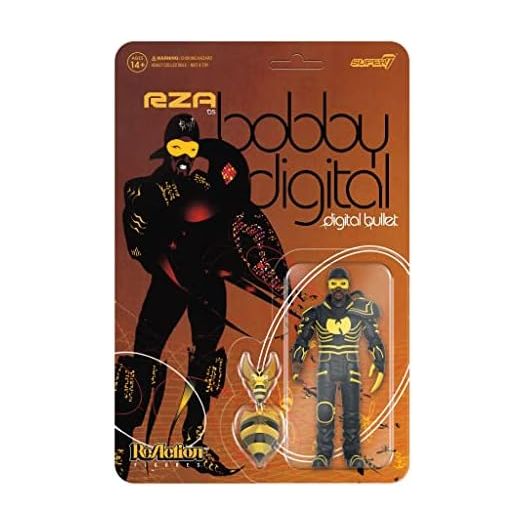 Super7 RZA: Bobby Digital (Digital Bullet) Reaction Figure