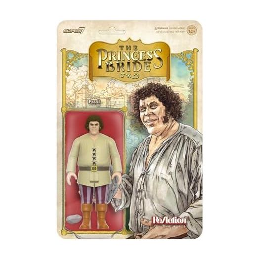 Super7 The Princess Bride Reaction Wave 1 - Fezzik Action Figure Classic Collectibles and Retro Toys
