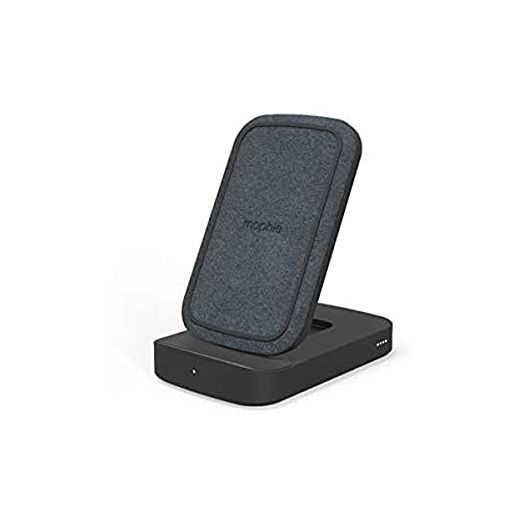 mophie - powerstation Wireless Stand - Wireless Portable Charger containing an 8,000mAh Battery, Convertible Stand, and 18W USB-C PD Fast Charge - Black