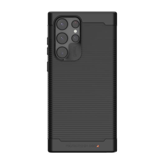 ZAGG Gear4 Havana For Samsung Galaxy S22 Ultra, Lightweight Case With Top, Bottom and Corners Protected by D3O®, Black