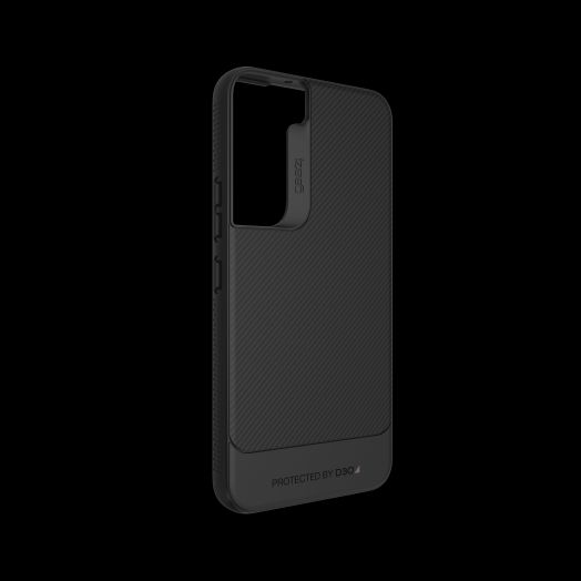 ZAGG Gear4 Copenhagen Case for Samsung Galaxy S22, Flexible, Recyclable Case Made with D3O® Bio, Black