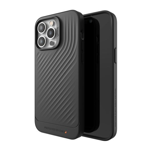Gear4 ZAGG Copenhagen Case for Apple iPhone 14 Max Pro, D30 Drop Protection Up to (13ft¦4m), Wireless Charging Compatible, Reinforced Top, Bottom & Edges - Black