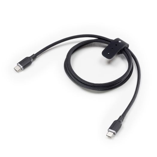 mophie Charge Stream USB-C to USB-C 2m/6ft Cable - 60W Power Delivery, Enduraflex Silicone, Ultra-Durable Braided Design for Everyday Use