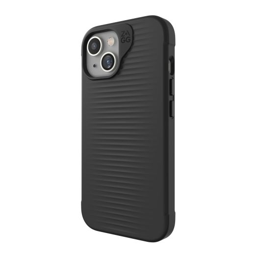 ZAGG Luxe Snap iPhone 15/14/13 Case - Protective Cell Phone Case, Drop Protection (10ft/3m), Durable Graphene Material, Slim and Lightweight MagSafe Phone Case, Black