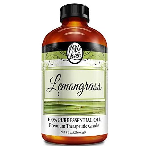 Oil of Youth Essential Oils 8oz - Lemongrass Essential Oil - 8 Fluid Ounces