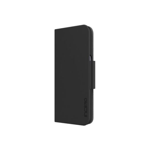 Incipio Corbin Wallet Folio - Flip cover for cell phone - vegan leather - black - for Samsung Galaxy S7