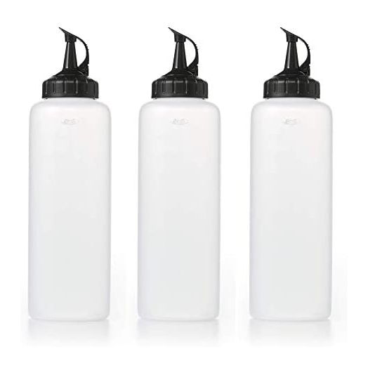 OXO Chef's Condiment Squeeze Bottles (Pack of 3) - Large 16 oz