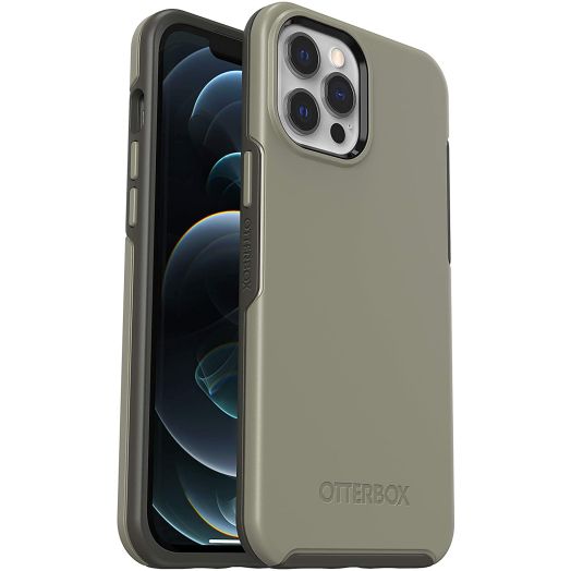 OtterBox for Apple iPhone 12 Pro Max, Sleek Drop Proof Protective Case, Symmetry Series, Grey