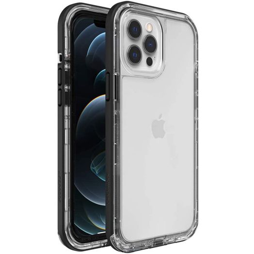LifeProof Next Series Case for iPhone 12 Pro Max (Only) - Non-Retail Packaging - Black Crystal (Clear/Black)
