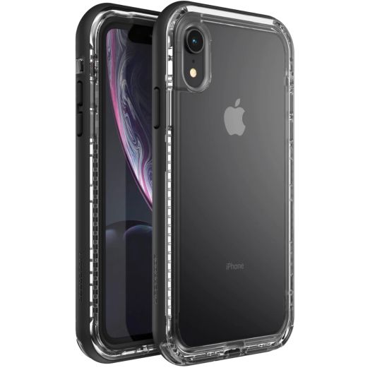 LifeProof Next Series Case for iPhone XR (Only) - Retail Packaging - Black Crystal (Clear/Black)