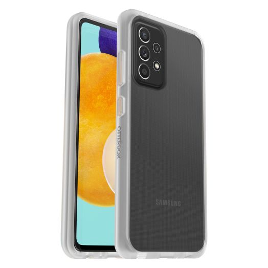 OtterBox Sleek Series Case for Samsung Galaxy A52 / A52 5G / A52s 5G, Shockproof, Drop Proof, Ultra-Slim, Protective Thin Case, Tested to Military Standard, Clear, No Retail Packaging