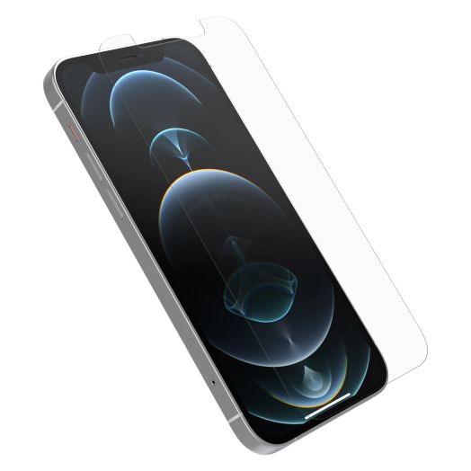 OtterBox Clearly Protected Glass Screen Protector for Apple iPhone 12 Pro, iPhone 12 – Clear