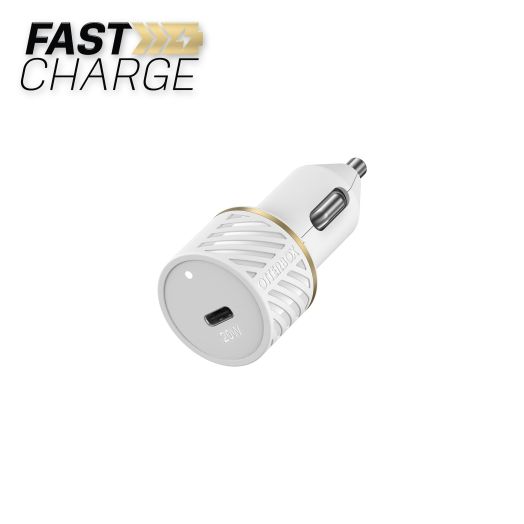OtterBox Fast Charge 20W USB-C Single Port Car Charger - Cloud Dust
