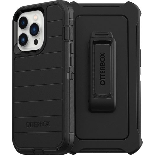 OtterBox Defender Case for iPhone 13 Pro, Shockproof, Drop Proof, Ultra-Rugged, Protective Case, 4X Tested to Military Standard, Black