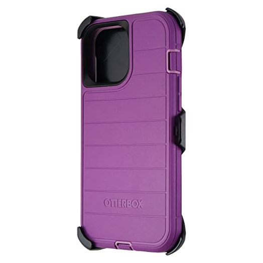 OtterBox Defender Series SCREENLESS Edition Case for iPhone 13 Pro Max & iPhone 12 Pro Max - Happy Purple