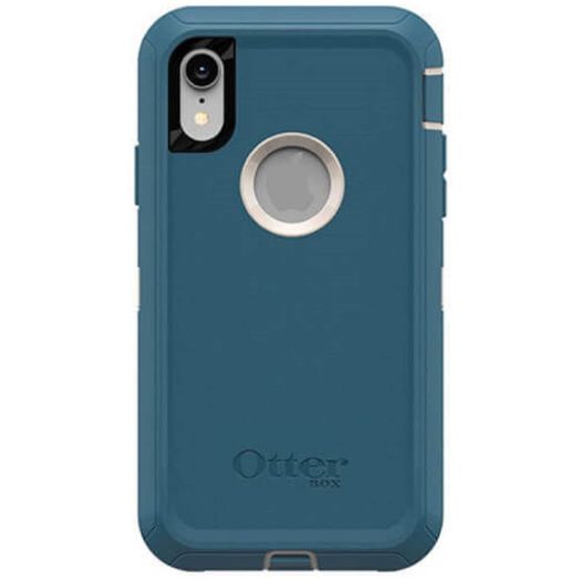 OtterBox Defender Series Screenless Edition Case for iPhone XR (Only) - Case Only - Non-Retail Packaging - Big Sur (Pale Beige/Corsair)
