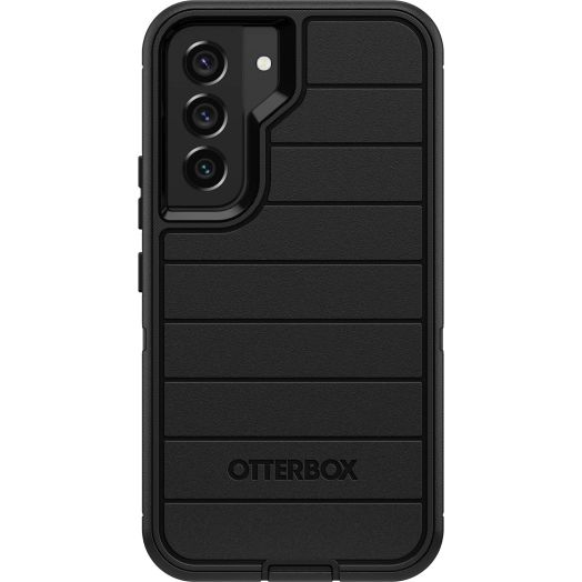 OtterBox Defender Series Case for Samsung Galaxy S22 (Only) - Case Only - Microbial Defense Protection - Non-Retail Packaging - Fort Blue (Black)