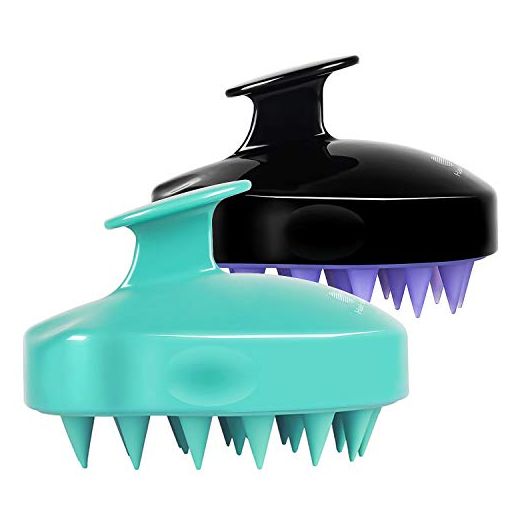 HEETA Hair Scalp Massager Shampoo Brush, Hair Scalp Scrubber Wet Dry Hair Scalp Brush (2 Pack, Upgraded)