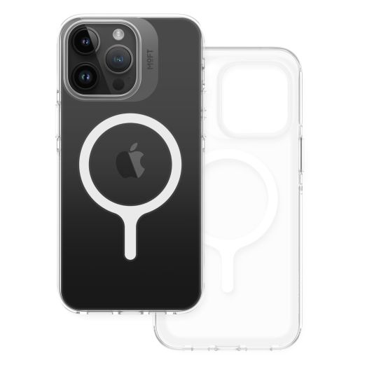 MOFT Magnetic for iPhone 15 Pro Max Case Anti-Yellowing & Anti-Scratch, Military Grade Protection, BPA Free, Shockproof Phone Case for iPhone 15 Pro Max, Clear