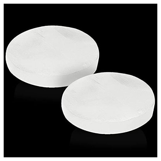 WBM Selenite Crystal Charging Plate for Smudging, Healing and Recharging Crystals - 2 Pack