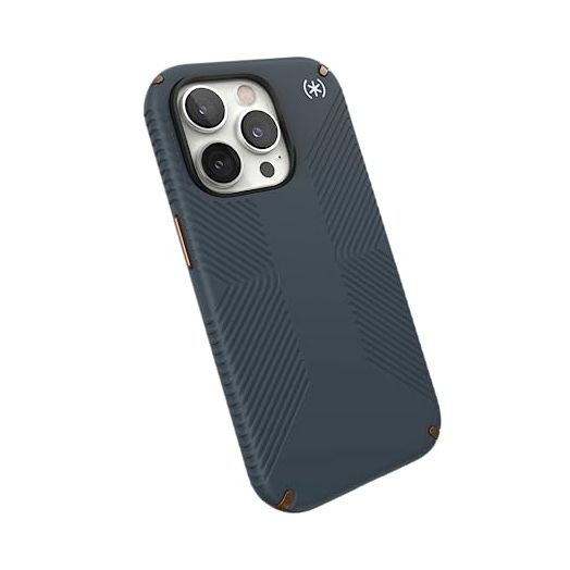 Speck Presidio® 2 Grip MagSafe® Case for iPhone® 14 Pro, Charcoal, 150146-3068