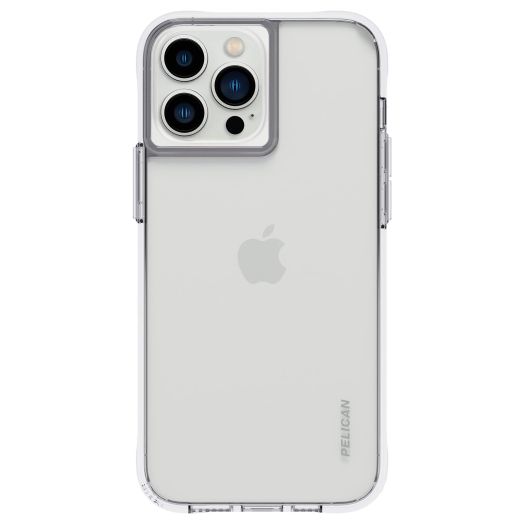 Pelican Adventure Series - iPhone 13 Pro Case 6.1" [Wireless Charging Compatible] Non-Slip Grip with Anti-Scratch Tech [10FT MIL-Grade Drop Protection] Protective Cover for iPhone 13 Pro - Clear