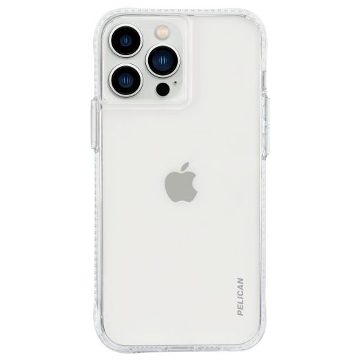 Pelican Ranger Series - iPhone 13 Pro Case 6.1" [Wireless Charging Compatible] Non-Slip Grip with Anti-Scratch Tech [15FT MIL-Grade Drop Protection] Protective Cover for iPhone 13 Pro - Clear