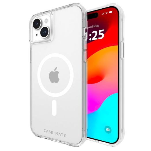 Case-Mate Tough iPhone 15 Plus Case - Clear [12ft Drop Protection] [Compatible with MagSafe] Magnetic Phone Case for iPhone 15 Plus 6.7", Shockproof Cover with Anti Yellowing, Anti Scratch Technology