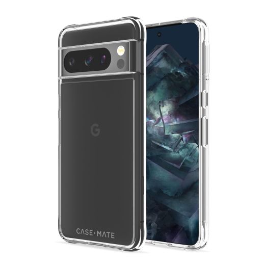 Case-Mate Google Pixel 8 Pro Case [6.7”, 2023] [12ft Drop Protection] [Wireless Charging] Tough Clear Phone Case for Google Pixel 8 Pro - Anti-Yellowing, Anti-Scratch Technology, Shockproof, Slim