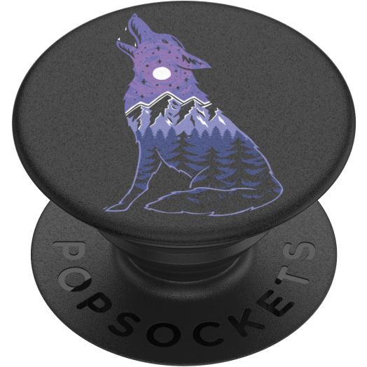 PopSockets Grip with Swappable Top for Cell Phones, PopGrip Howl You Doin