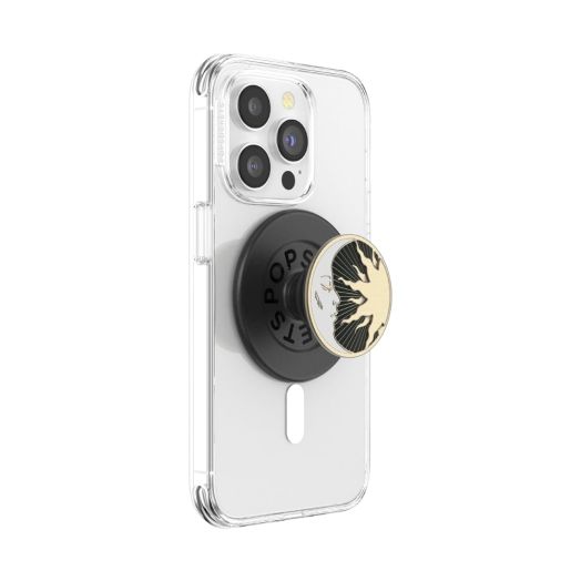 PopSockets Phone Grip Compatible with MagSafe, Adapter Ring for MagSafe Included, Phone Holder, Wireless Charging Compatible - Enamel Lunar Dreams