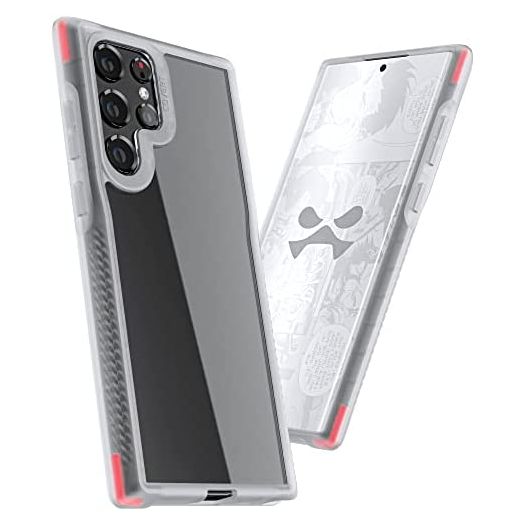 Ghostek COVERT S22 Ultra Case Clear with SPen Stylus Access and Shockproof Protection Premium Slim Lightweight Design Protective Phone Cover Designed for 2022 Samsung Galaxy S22Ultra 5G (6.8") (Clear)