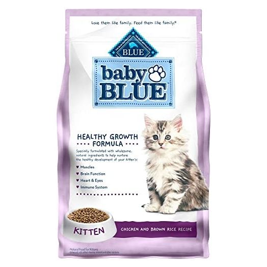Blue Buffalo Baby Blue Healthy Growth Formula Natural Kitten Dry Cat Food, Chicken and Brown Rice Recipe