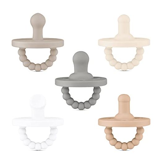 Ryan & Rose Cutie PAT Pacifier Teether (Starter Kit, Neutral)