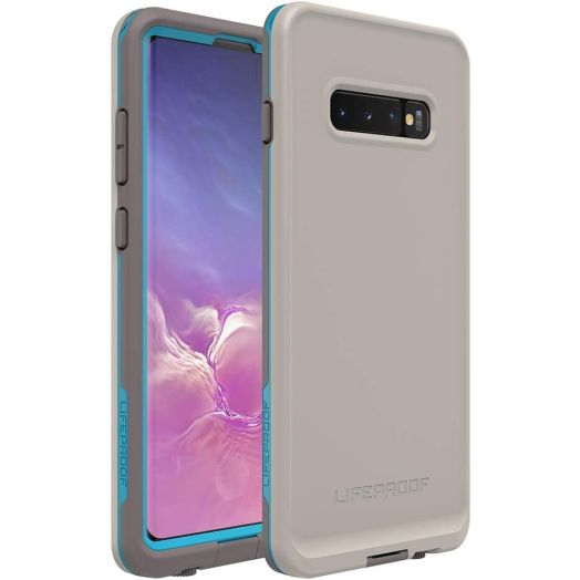 LifeProof FRE Series Waterproof Case for Galaxy S10+ (Only) - Non-Retail Packaging - Body Surf (Cement/Gargoyle/Hawaiian Ocean)