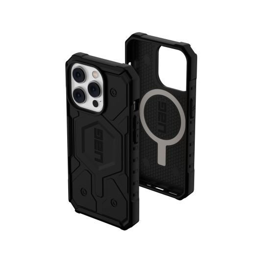 URBAN ARMOR GEAR UAG Designed for iPhone 14 Pro Case Black 6.1" Pathfinder Built-in Magnet Compatible with MagSafe Charging Slim Lightweight Shockproof Dropproof Rugged Protective Cover