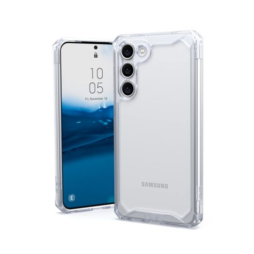 URBAN ARMOR GEAR UAG Designed for Samsung Galaxy S23 Plus Case 6.6" Plyo Translucent Ice - Rugged Heavy Duty Shockproof Impact Resistant Protective Cover