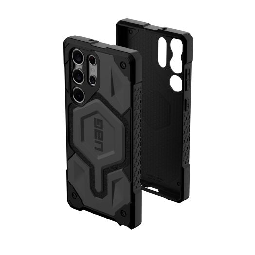 URBAN ARMOR GEAR UAG Designed for Samsung Galaxy S23 Ultra Case 6.8" Monarch Pro Silver - Premium Rugged Heavy Duty Shockproof Impact Resistant Protective Cover Compatible with Magnetic Charging