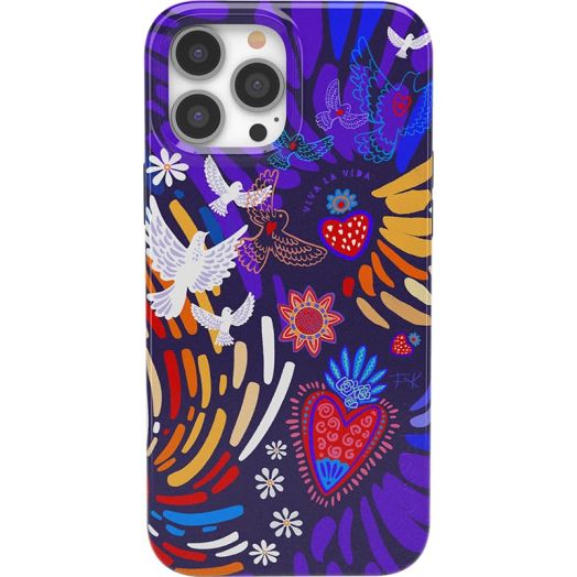 Casely iPhone 13 Pro Max Case | Compatible with MagSafe | Viva La Vida | Frida Kahlo Collage Case