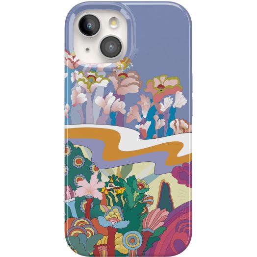 Casely iPhone 15 Case | Beatles | Beneath The Waves | Yellow Submarine | Classic Case | Compatible with MagSafe