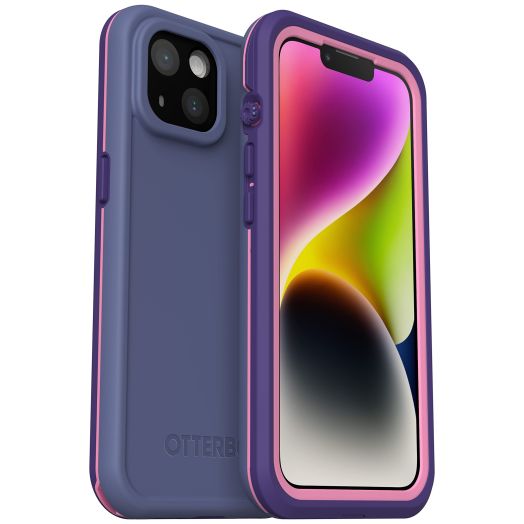 OtterBox FRE Series Waterproof Case with MagSafe (Designed by LifeProof) for iPhone 14 Plus - VALOR (Purple)
