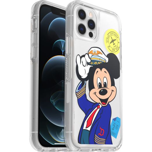 Disney Mickey Mouse One : Walt’s Plane - Pilot Mickey Mouse OtterBox Symmetry Series for iPhone 12/12 Pro