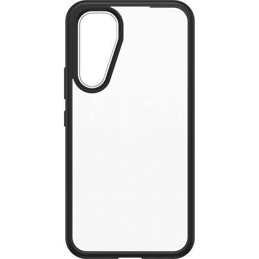 OtterBox Samsung Galaxy A54 5G Prefix Series Case - BLACK CRYSTAL (Black/Clear), ultra-thin, pocket-friendly, raised edges protect camera & screen, wireless charging compatible