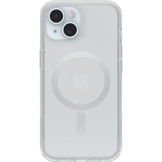 OtterBox Symmetry Clear for MagSafe Case for iPhone 15 / iPhone 14 / iPhone 13, Shockproof, Drop Proof, Protective Thin Case, 3X Tested to Military Standard, Clear