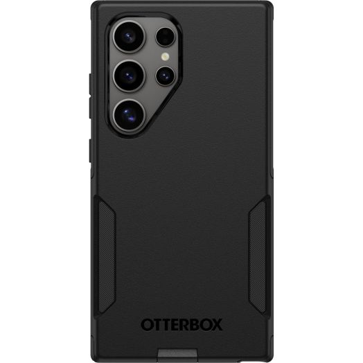 OtterBox Samsung Galaxy S24 Ultra Commuter Series Case - Single Unit Ships in Polybag, Ideal for Business Customers - Black, Slim & Tough, Pocket-Friendly, with Port Protection