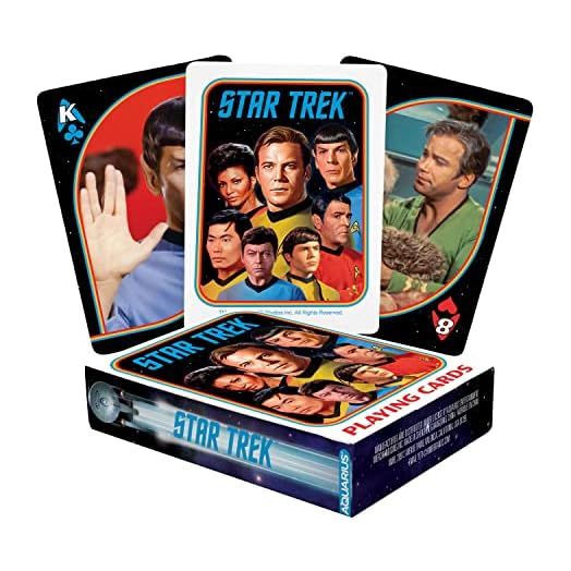 AQUARIUS Star Trek Original Series Playing Cards – Star Trek Original Series Themed Deck of Cards for Your Favorite Card Games - Officially Licensed Star Trek Merchandise & Collectibles