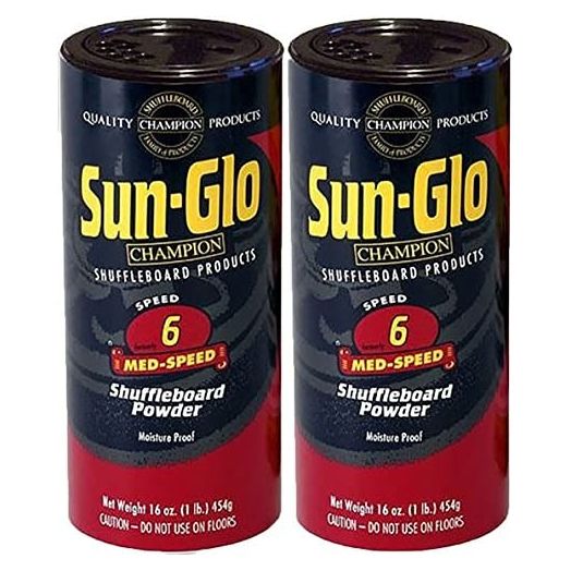 Sun-Glo #6 Speed Shuffleboard Powder Wax (Twin Pack)